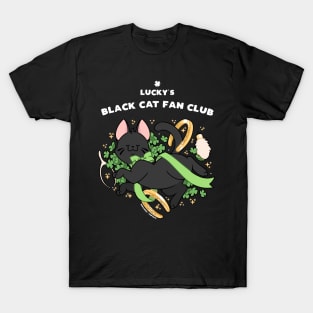 Lucky’ s Black Cat Fan Club T-Shirt